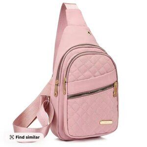 Pink Quilted Fanny Pack, Bum, Crossbody, Park‎ Bag (NEW & SUPER CUTE!)